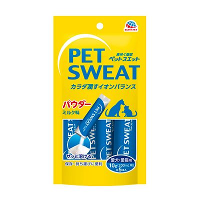 【同梱不可】【12個セット】アース・ペットペットスエットパウダー10gx5本