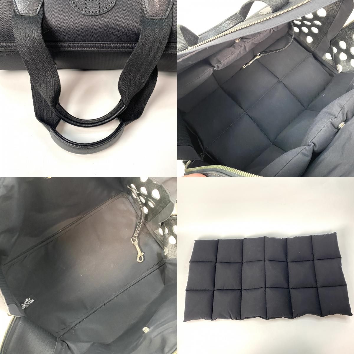 美品HERMESエルメスサックシアンボストンショルダー犬ドッグ用キャリーバッグ HERMES - エルメス HERMES サック シアン ドッグキャリー 犬 dog