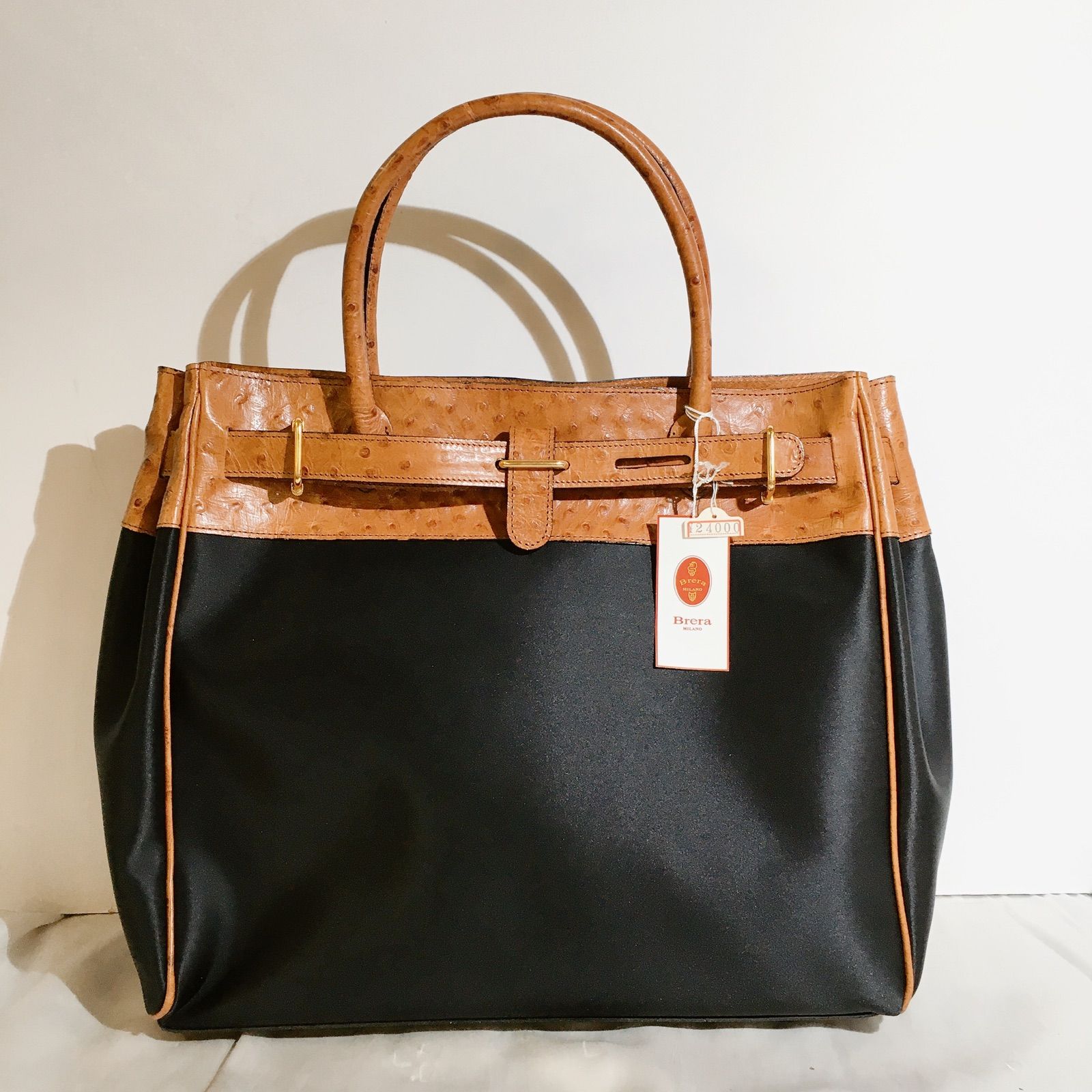 タグ付き美品】 Brera milano ブレラ ミラノ オーストリッチ バンド 