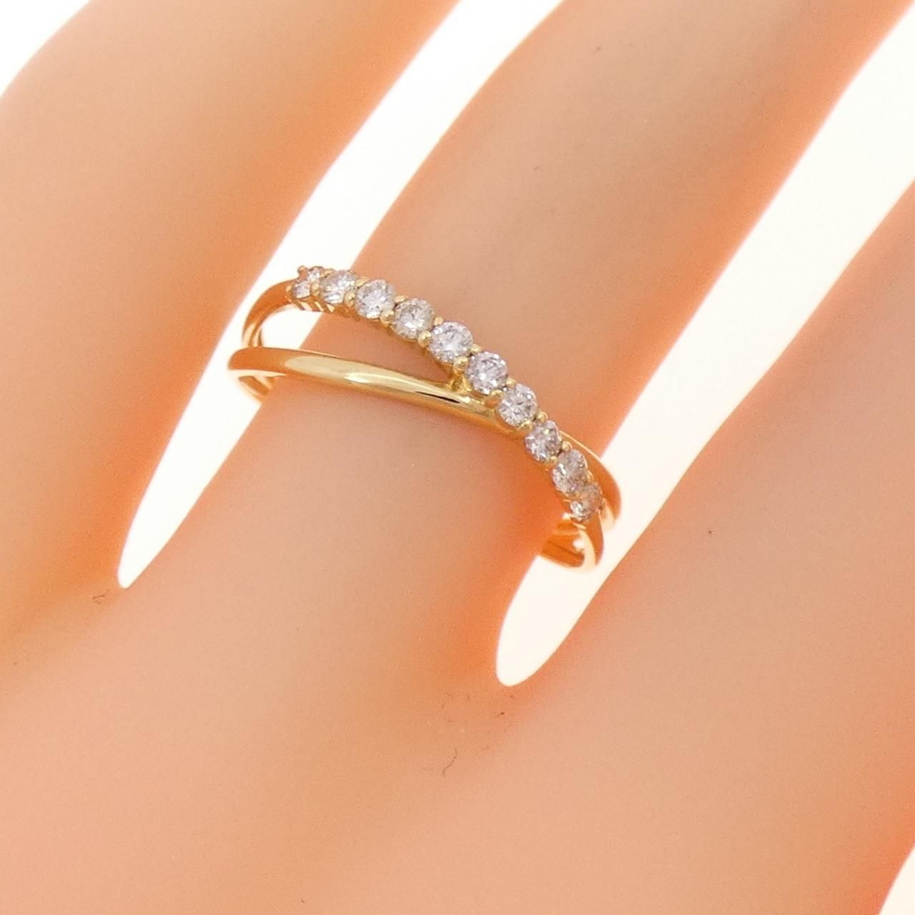 新品 K18YGダイヤモンドリング 0.20ct K18YG ダイヤモンド リング 0.20CT