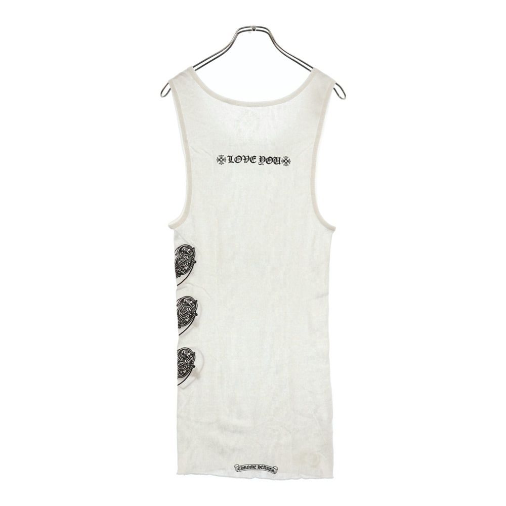 CHROME HEARTS (クロムハーツ) LOVE YOU RIB TANK ラブユーリブ CHROME HEARTS (クロムハーツ) LOVE YOU RIB TANK ラブユーリブ