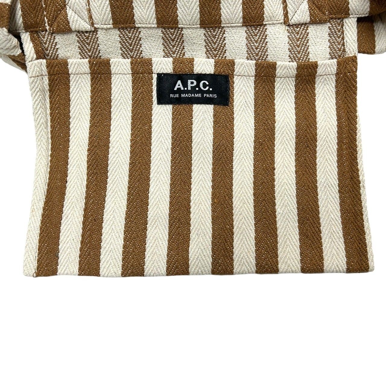 A.P.C. (アーペーセー) Tote Lou ストライプ トートバッグ