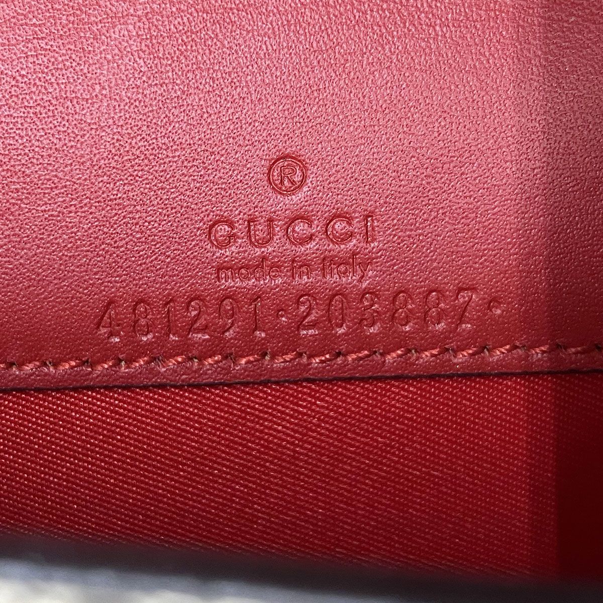 GUCCI グッチ 481291 GGスプリーム チェリー (さくらんぼ) 付き ミニ