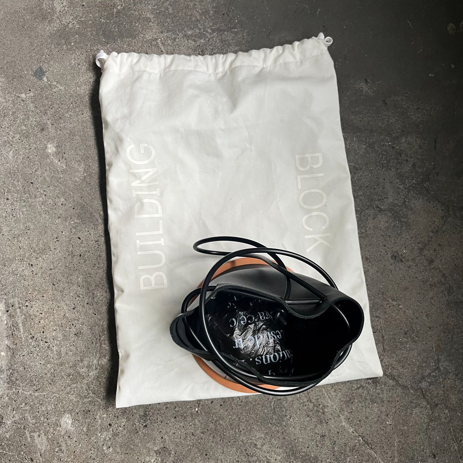 BUILDING BLOCK DISC BAG BLACK ビルディングブロック ディスクバッグ 