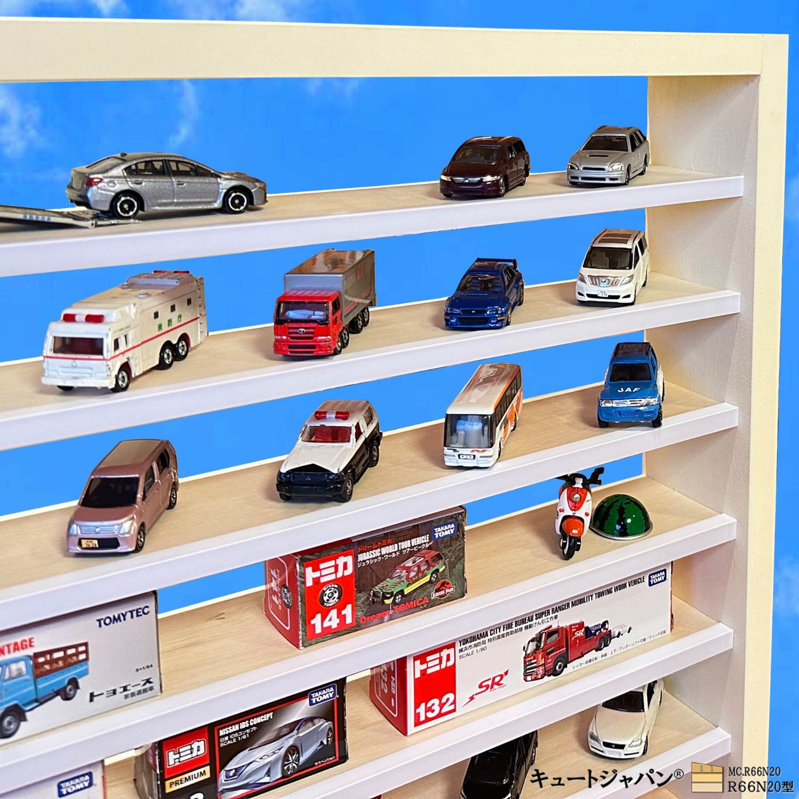 トミカ 収納棚 ミニカー ラック シェルフ 棚 収納 ディスプレイ
