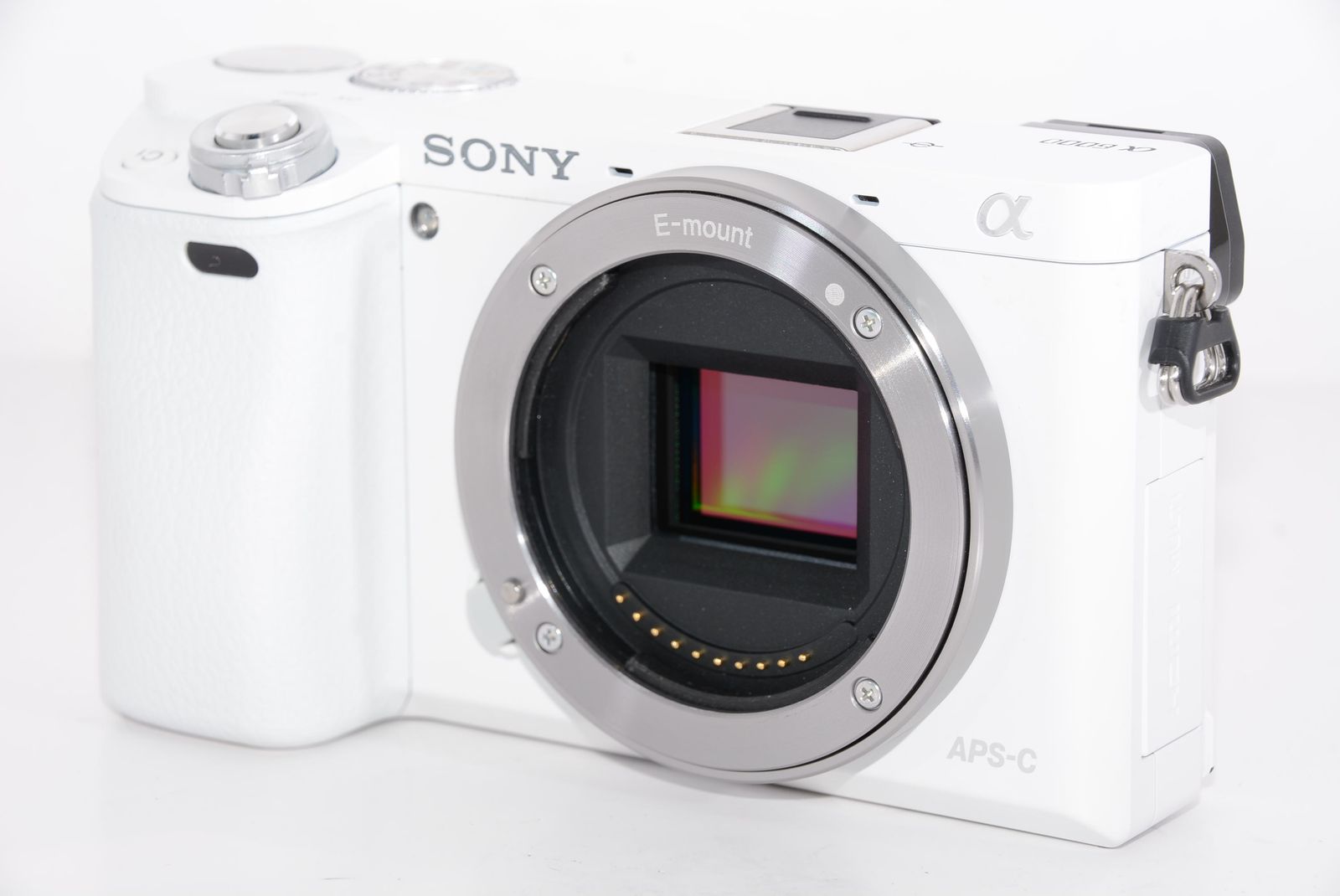 ソニー SONY ミラーレス一眼 α6000 ボディ ホワイト - デジタル一眼カメラ