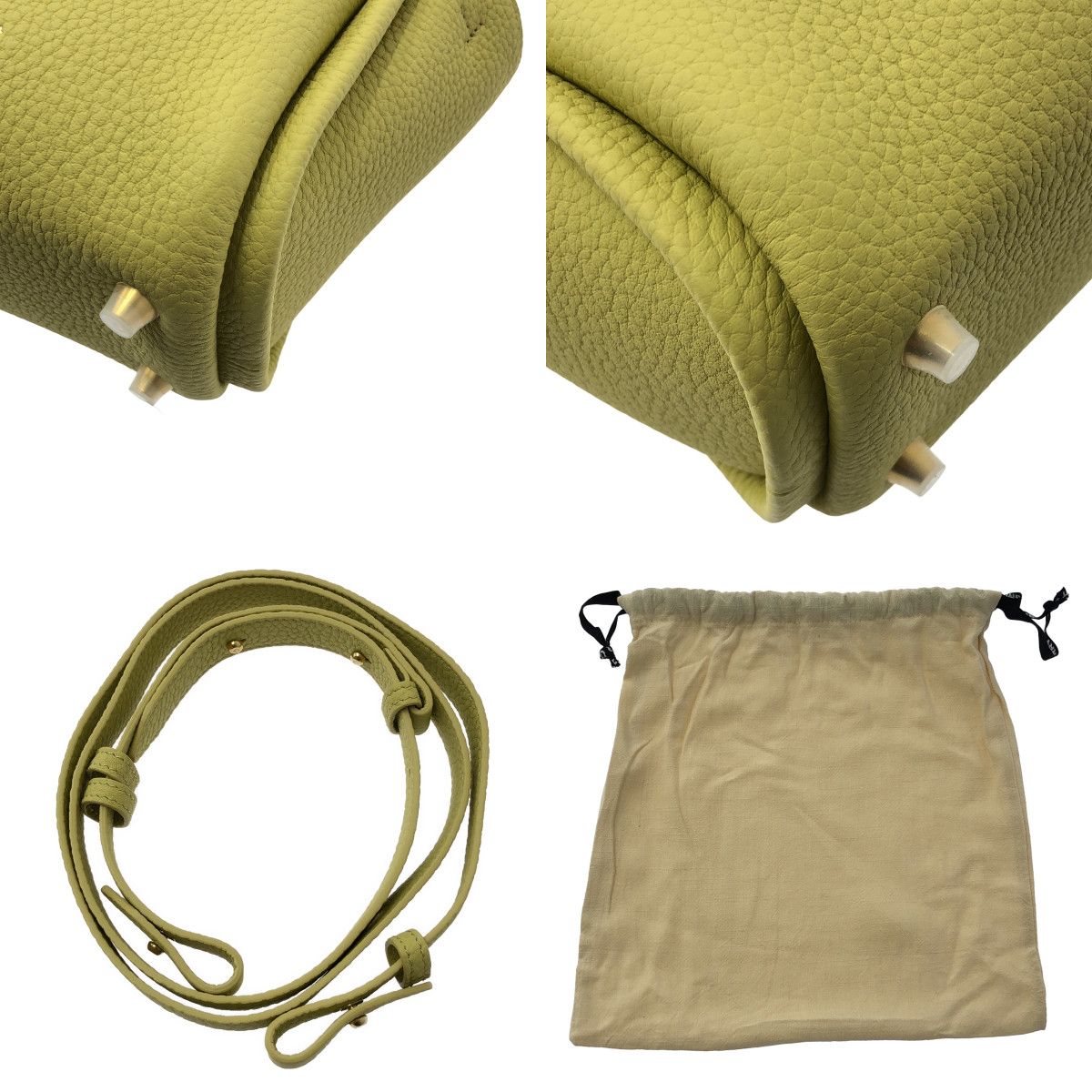 【美品】  Songmont / ソングモント | Mini Song ミニソング / レザー 2way ショルダーバッグ | イエロー | レディース Mini Bucket Bag | Full-Grain Leather, Compact & Structured – Songmont