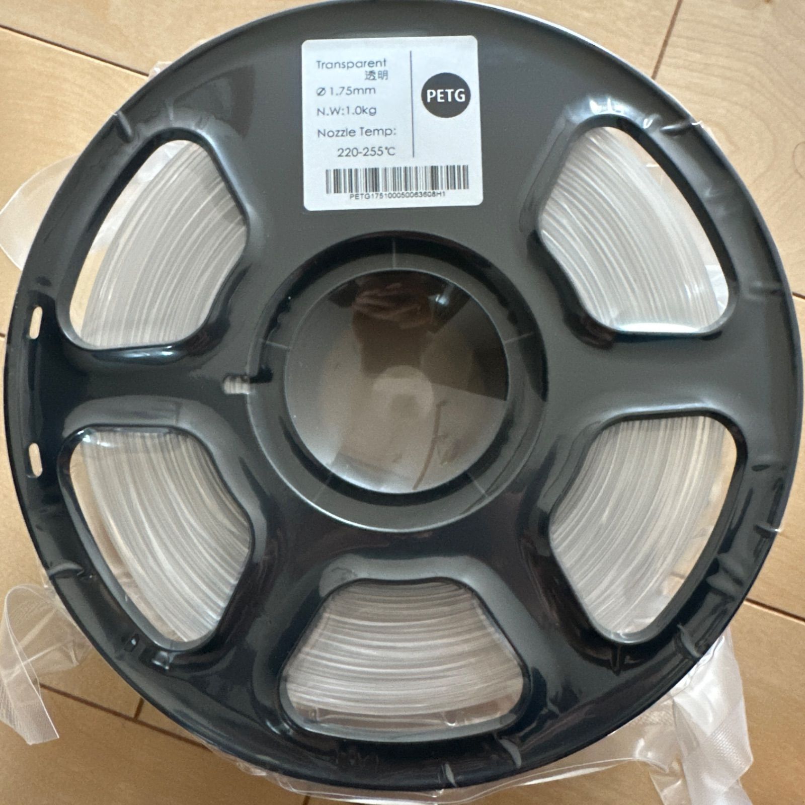 特別価格セール中 10ロール PETG フィラメント 透明 1.75mm 1kg |1ロール