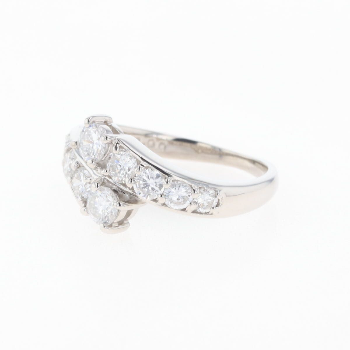 PT900 ハンドカットストレート リング 約1.7g GSTV PT900 ハンドカットストレート リング 約1.7g GSTV GSTV pt900リング