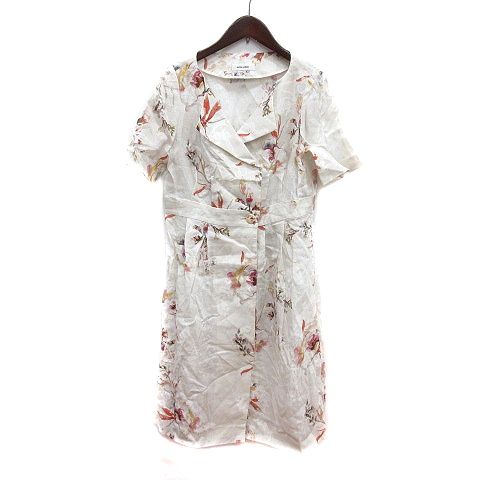 ミラショーン mila schon ワンピース ミモレ ロング カシュクール 花柄 