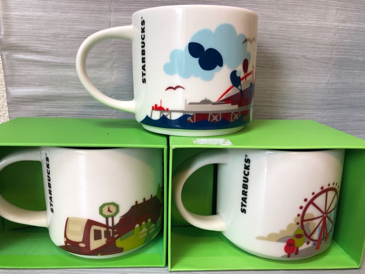 新品 箱は2セット ロンドン イングランド フランクフルト 3個