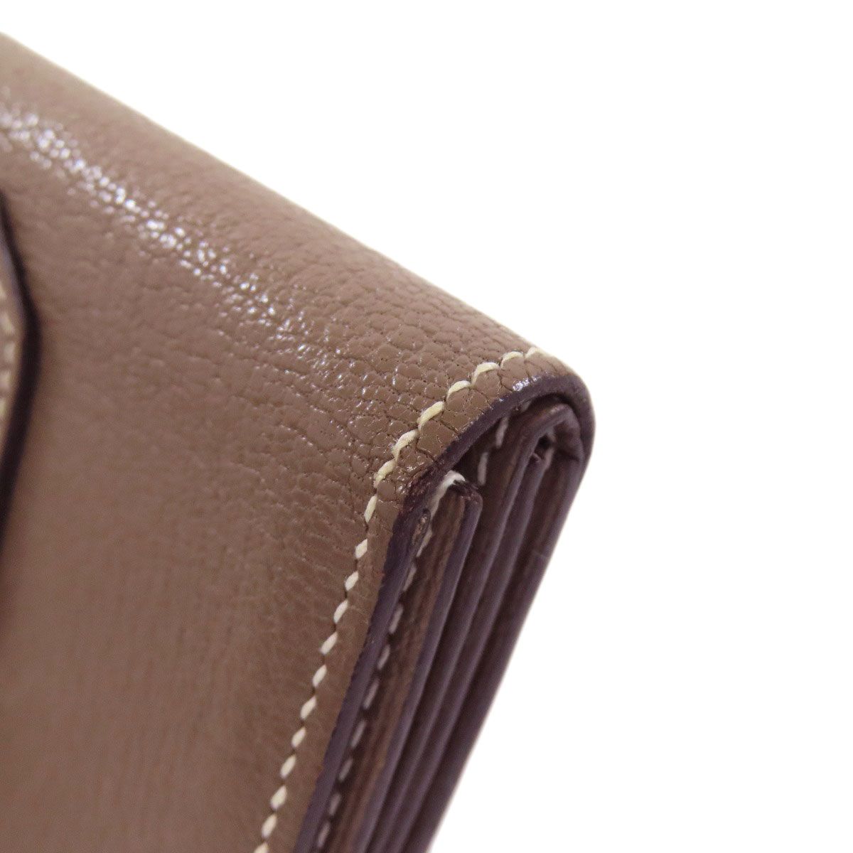 HERMES エルメス ベアンミニ エトープ シルバー金具 コインケース  