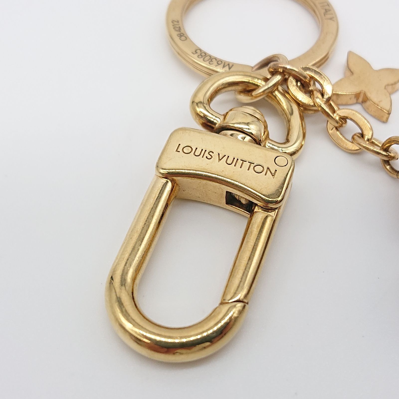 極美品】LOUIS VUITTON ルイヴィトン キーホルダー ブルーミング
