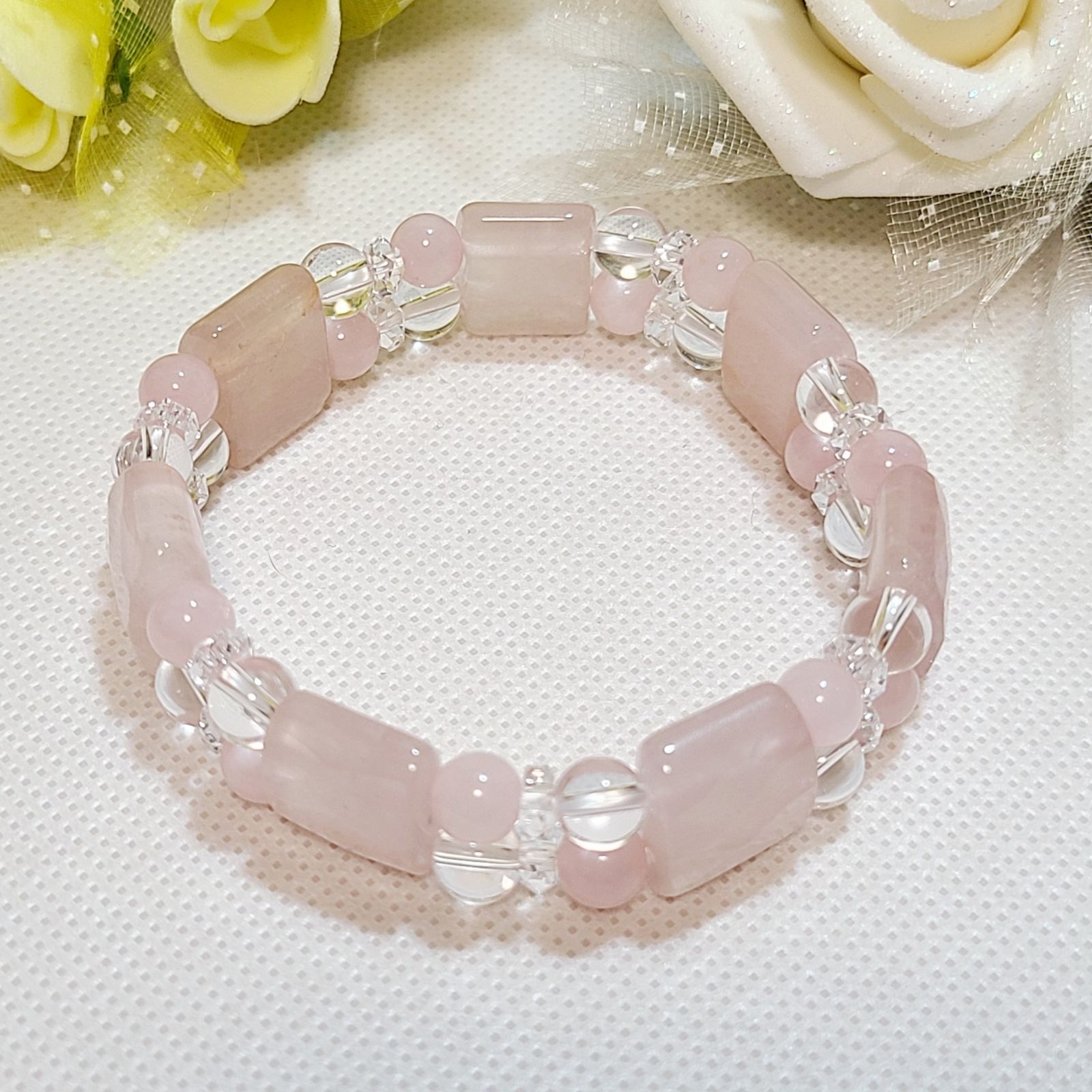 新作入荷!!】 新品、未使用 再販【No.60】ローズクォーツデザイン ...