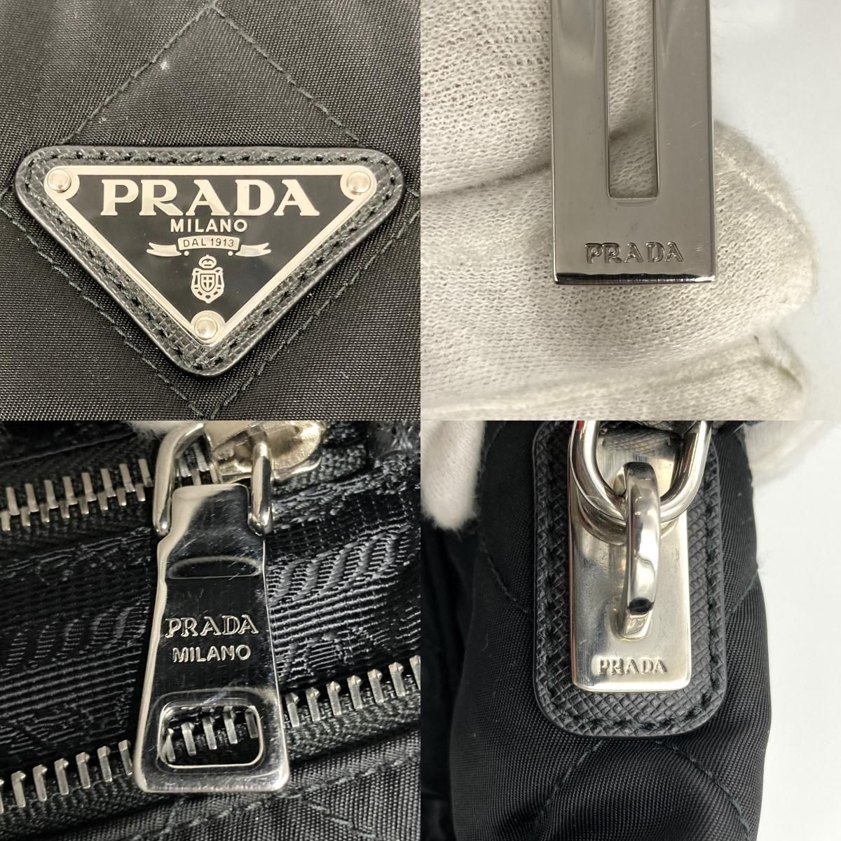 美品 PRADA プラダ ショルダーバッグ チェーンショルダー 肩掛け 