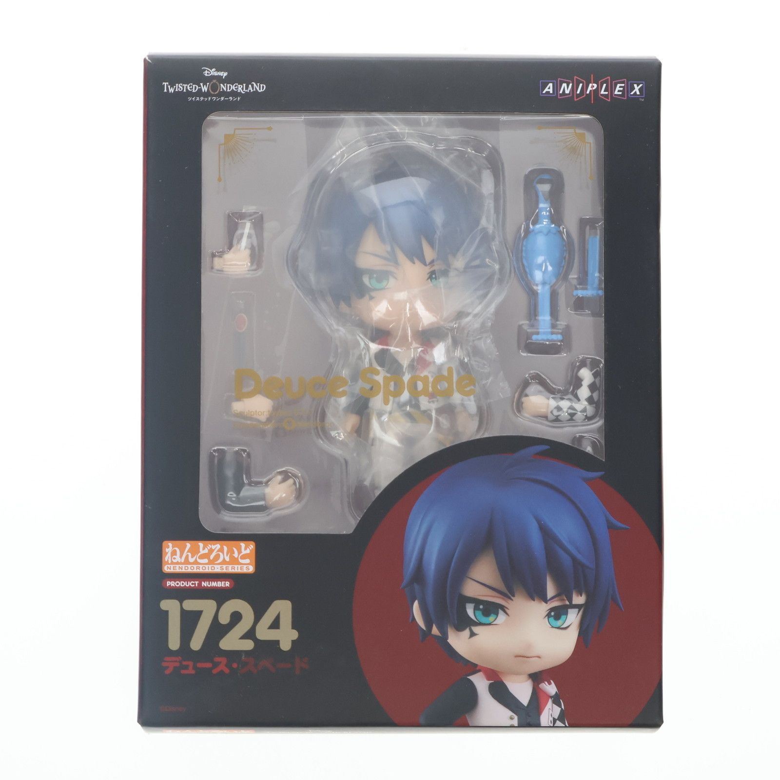 GOOD SMILE COMPANY - ツイステッドワンダーランド ねんどろいど デュース・スペード　1724 特典付き 中古】(本体A/箱B)ねんどろいど 『ディズニー ツイステッド