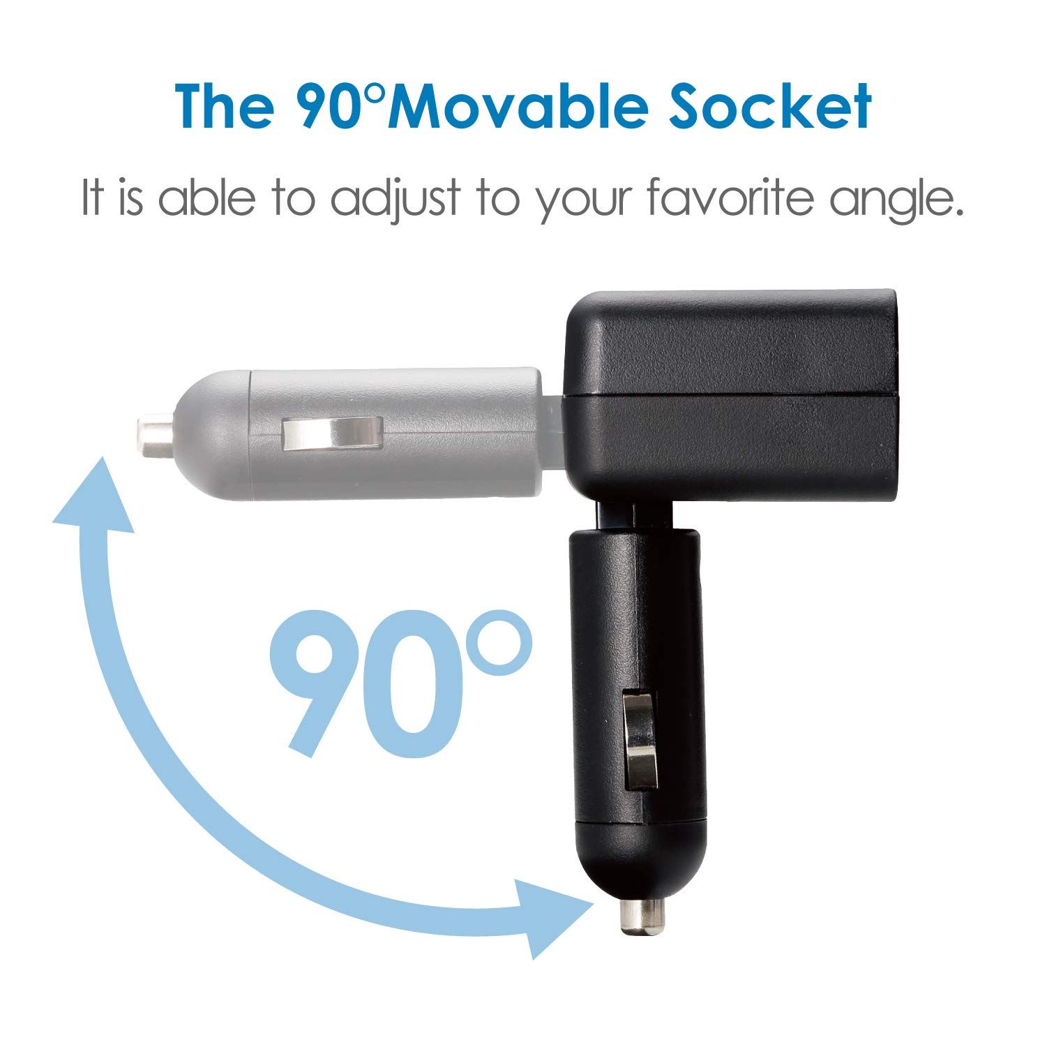 エレコム カーチャージャー シガーソケット24WUSB-A ×2 【iPhone13/ 12/ SE (第2世代)対応】 ブラック MPA-CCU06BK [1)シガーソケット単体]