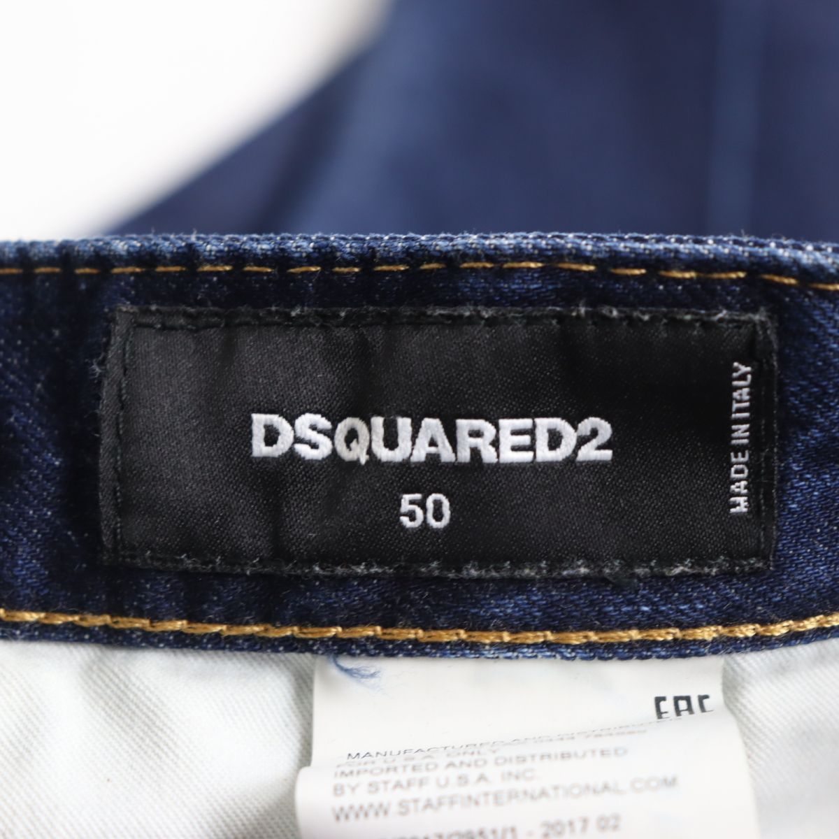 ドンドン見直し】美品○DSQUARED2 ディースクエア S71LB0405 スキニー