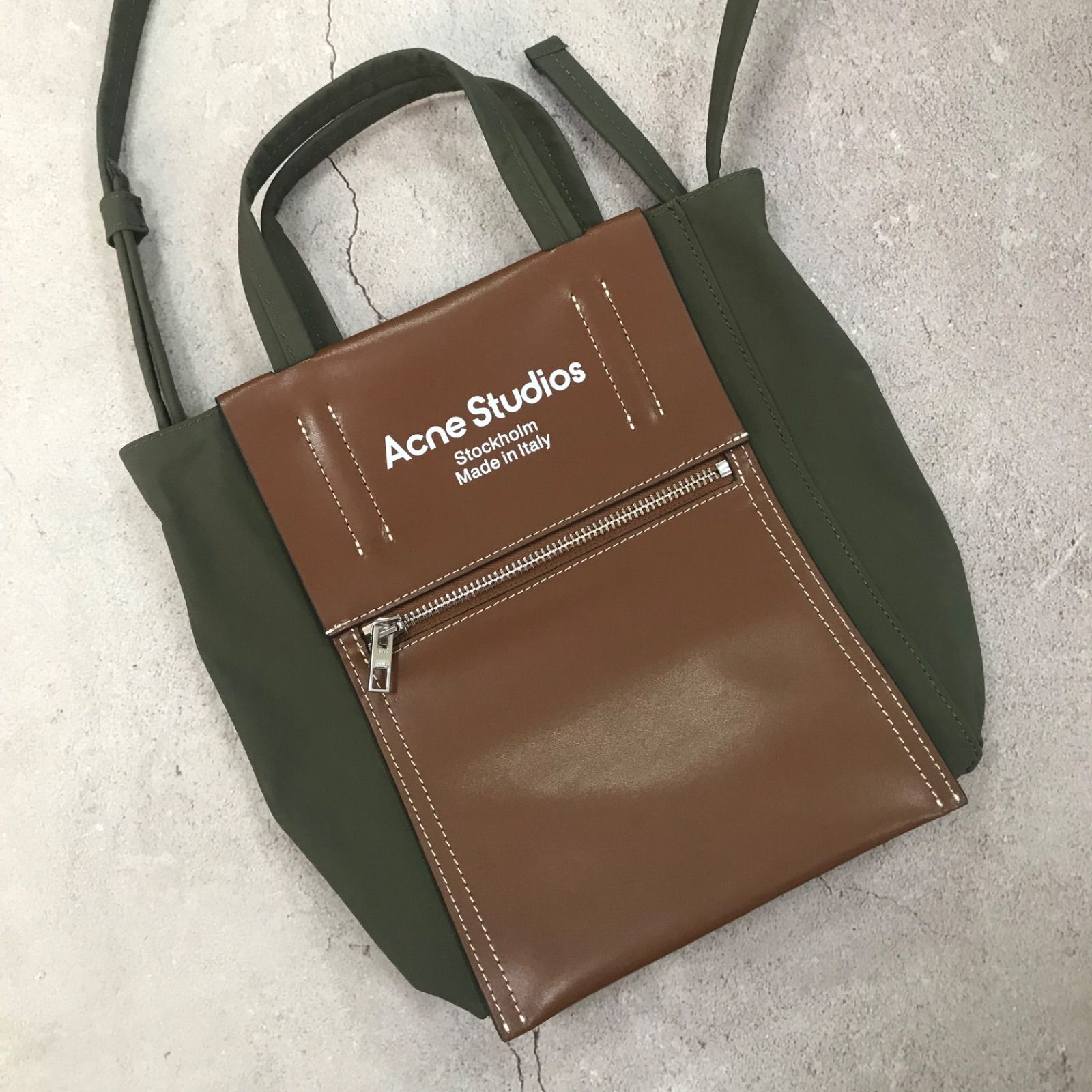 新品　ACNE STUDIOS Baker Out S MINI TOTE BAG　ショッピングトートバッグ　ブラウン