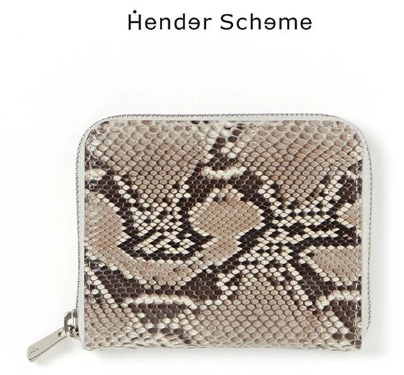 Hender Scheme(エンダースキーマ) python square zip purse(パイソン