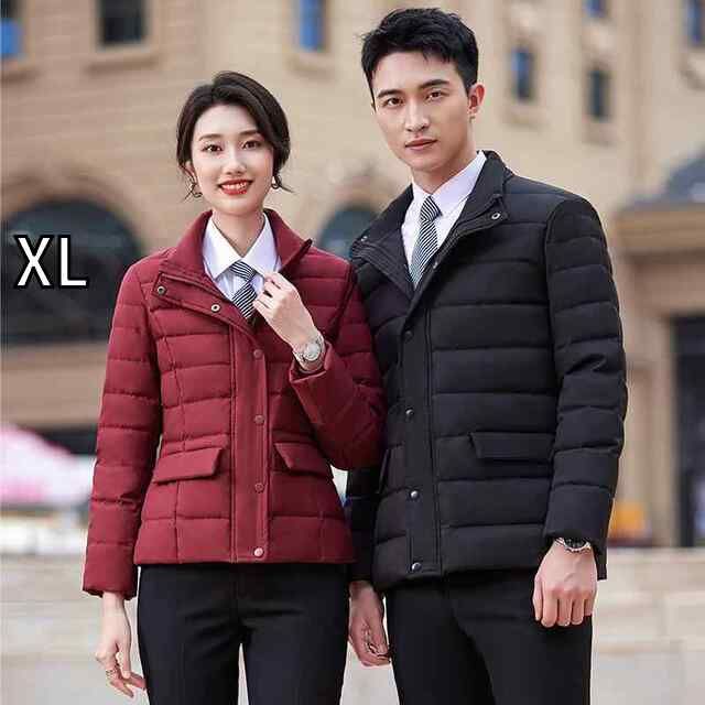 XL 秋服 レディース ファッション オシャレ カワイイ シンプル 大人カワイイ 大きいサイズ メンズ ダウン ジャケット 服 厚手 防寒性 ホワイト ダックダウン 通勤ウェア 暖かい