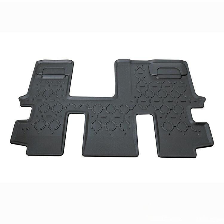 デリカ D5 CV系 2019 H31 .2 - 8人乗り用 3D ラバーマット 3列目用 フロアマット ブラック オールシーズン 防水 防汚 傷防 カスタム カーパーツ 車 三菱 DELICA BRIGHTFACE_UK