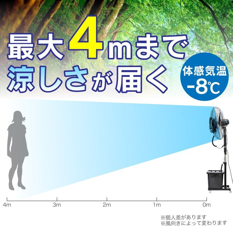 新品】メーカー保証なし ミストファン 業務用 屋外 ミスト 大型