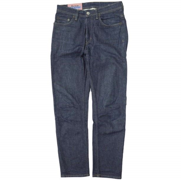 Acne Studios Bla Konst アクネ ストゥディオズ ブロコンスト イタリア製 5ポケットスキニーデニムパンツ 1159-343-6670 28 Indigo テーパード ジーンズ ボタンフライ ボトムス g13235