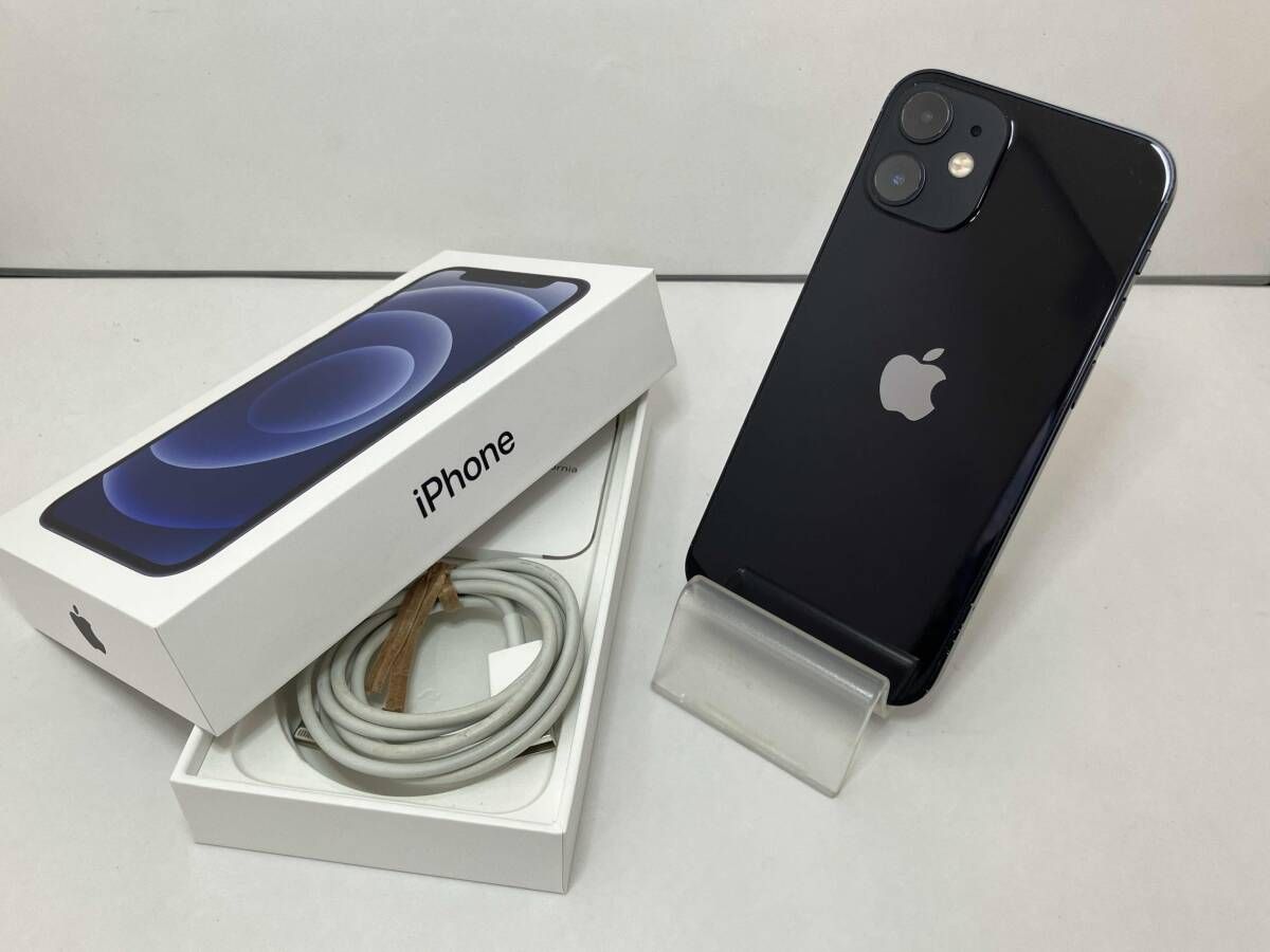 au【SIMロックなし】MGDJ3J/A iPhone 12 Mini 128GB ブラック au