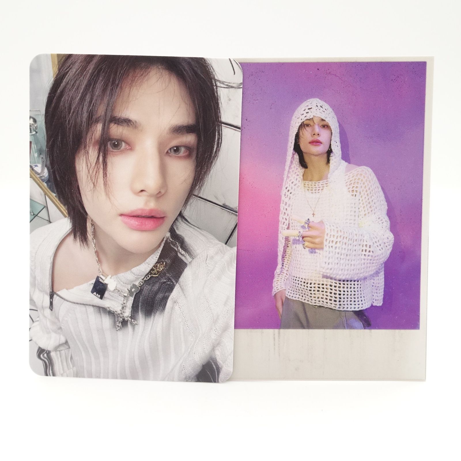 Stray Kids ヒョンジン 樂star 両面 指 トレカ フォト カード Hyunjin