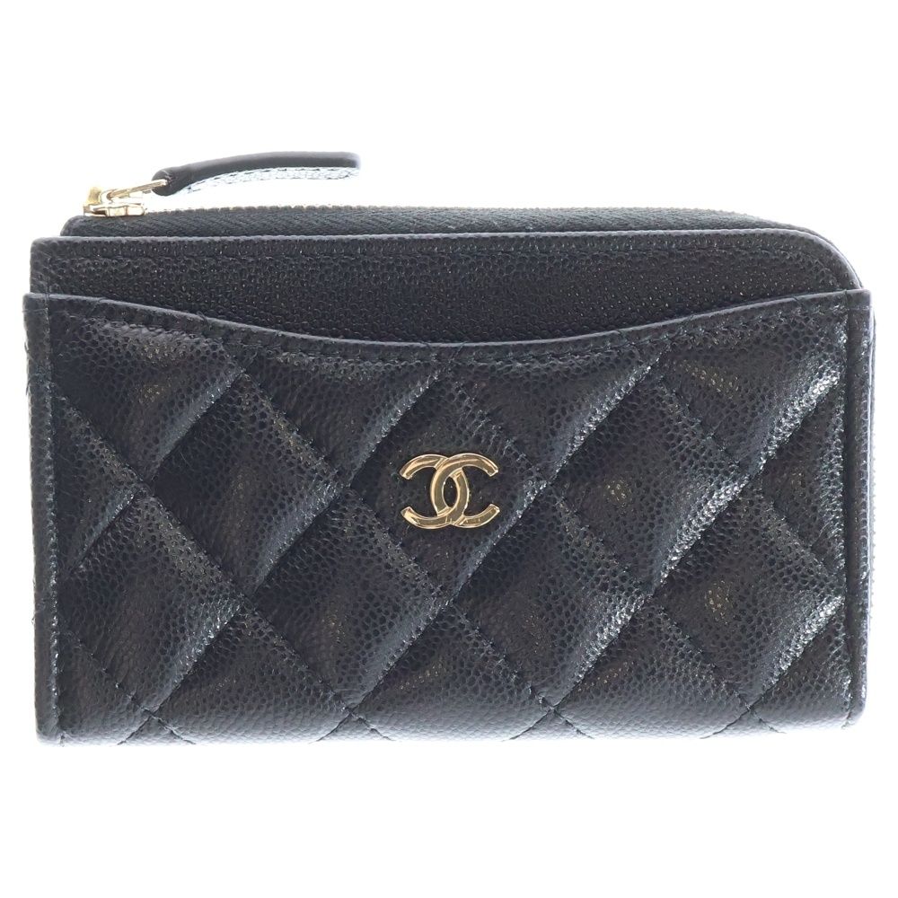 CHANEL (シャネル) マトラッセ フラグメントケース キャビア