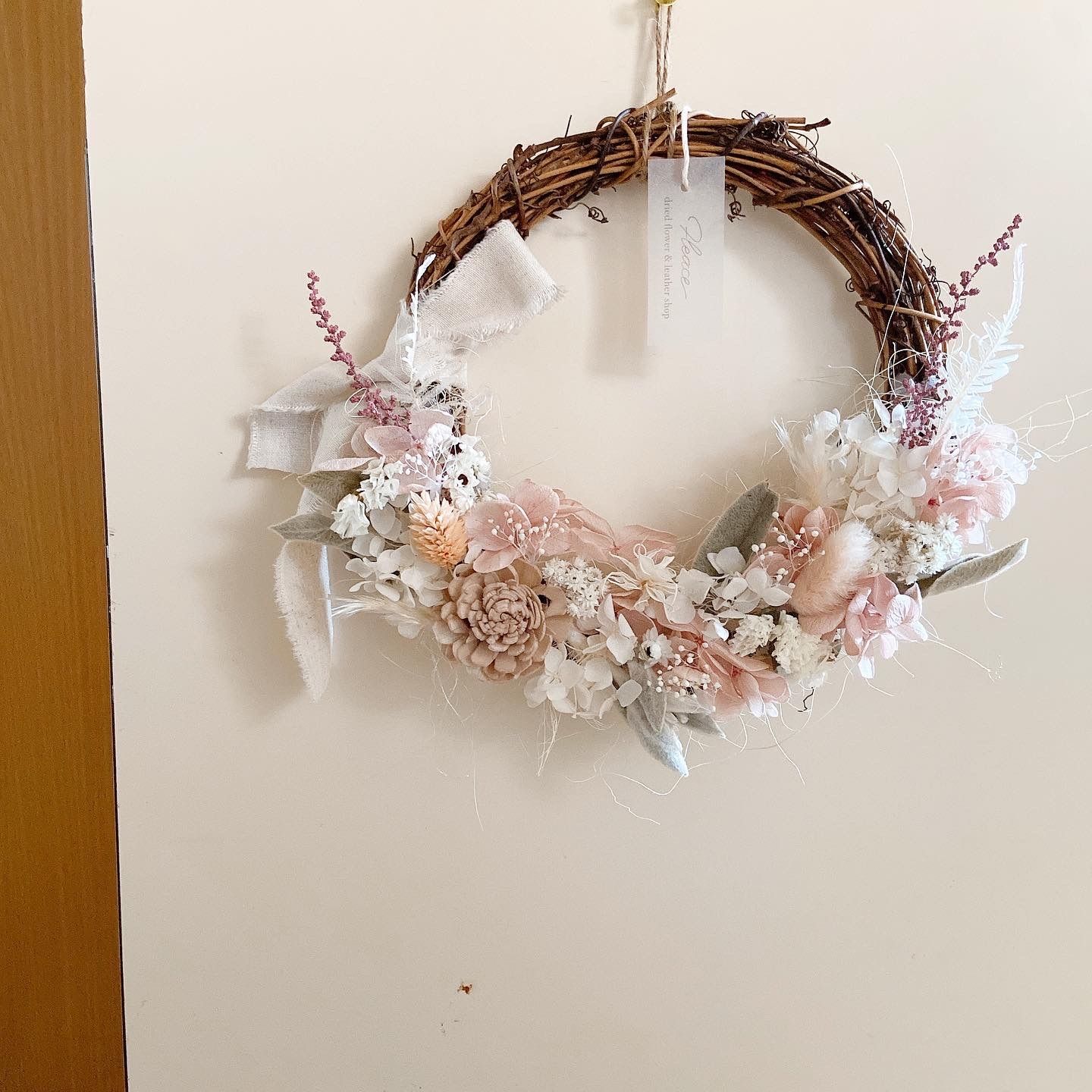くすみピンクプリザーブド＊ドライフラワーリース Amazon｜ドライフラワー リース くすみピンク｜ドライフラワー