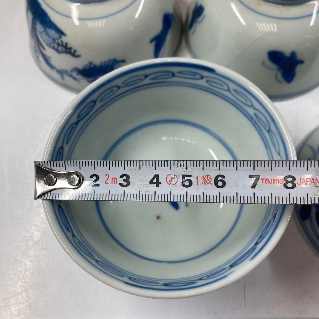 古伊万里 染付煎茶碗11客 直径8.5㎝ 東Y5-0525 タトチ WWW_SKLAD-KIRPICHA_RU