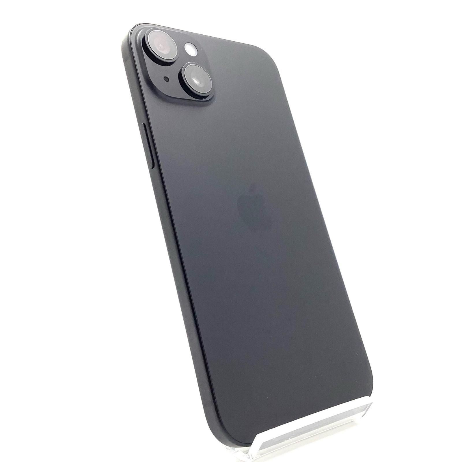 【全額返金保証】【最速発送】Apple iPhone 15 Plus 128GB ブラック SIMフリー 100% 超美品 動作確認済