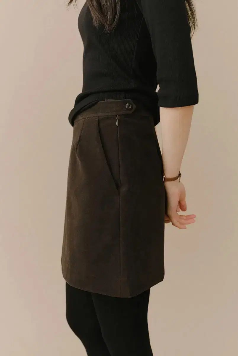 skirt ダークブラウン