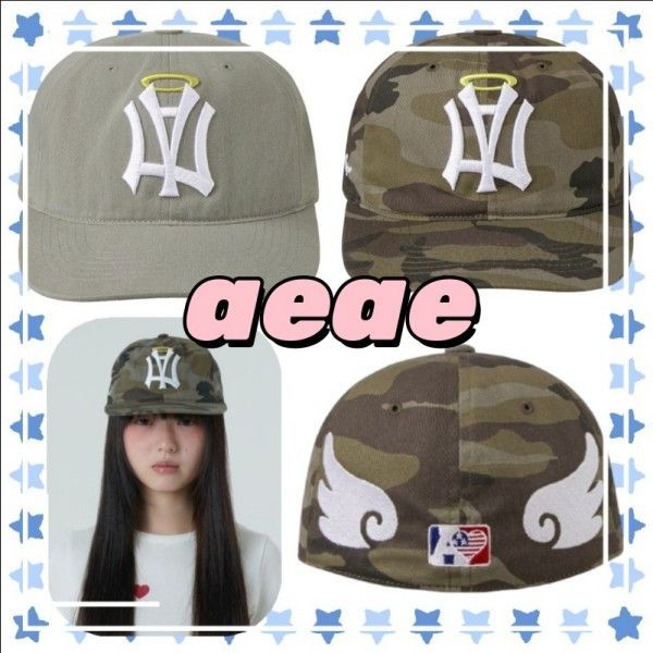 【AEAE】韓国人気★ SYMBOL ANGEL WING CAP org.jpg
