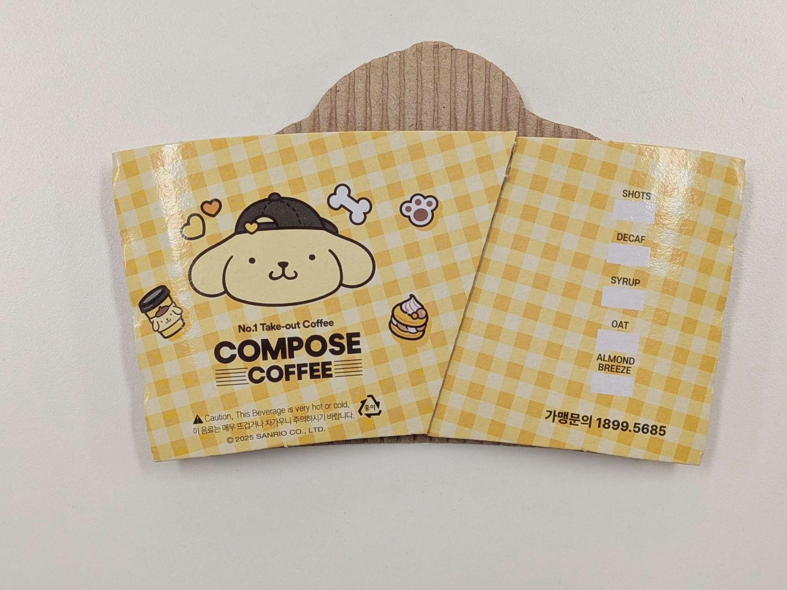 韓国限定】COMPOSE COFFEE コンポーズコーヒー カップホルダー