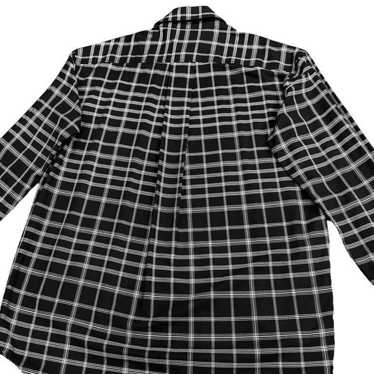 MARNI◇20AW/オーバーサイズチェックシャツ/46/コットン/ホワイト