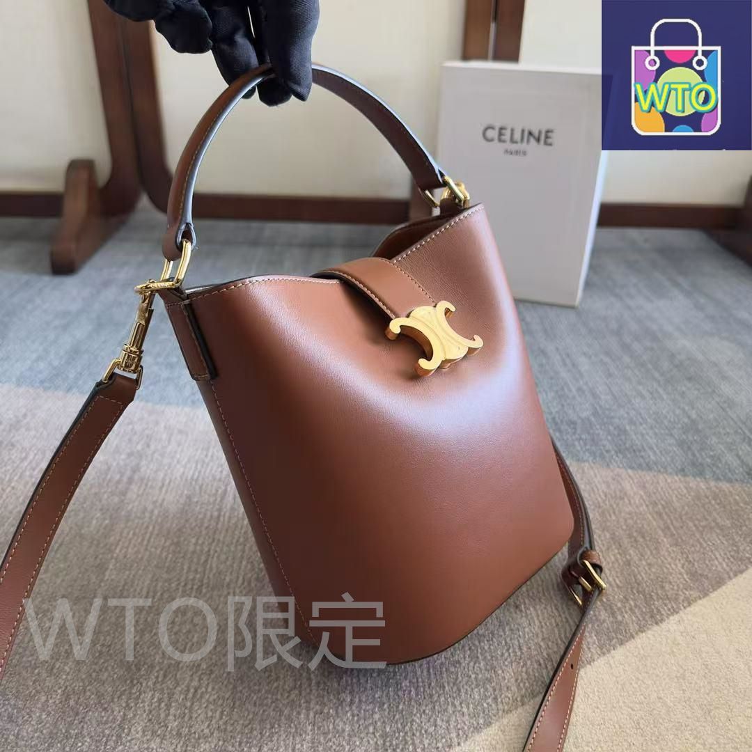 CELINE(セリーヌ) ショルダーバッグ スモール バケット - メルカリ