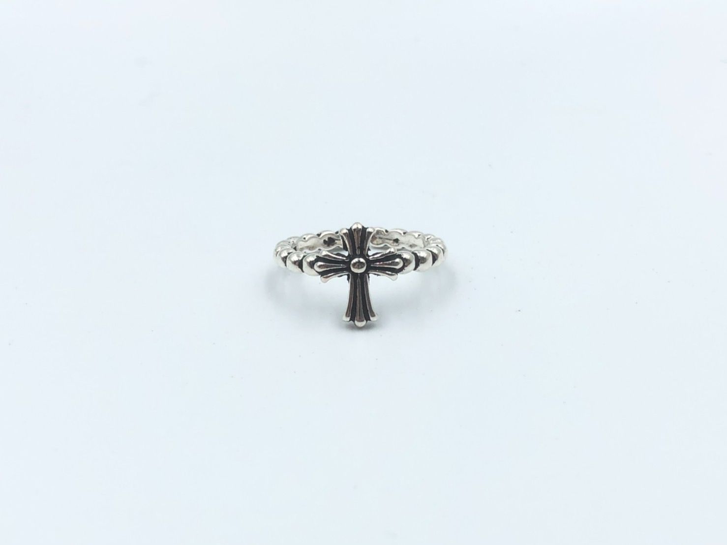 シルバーアクセサリー デザインリング カレッジリング シルバー
