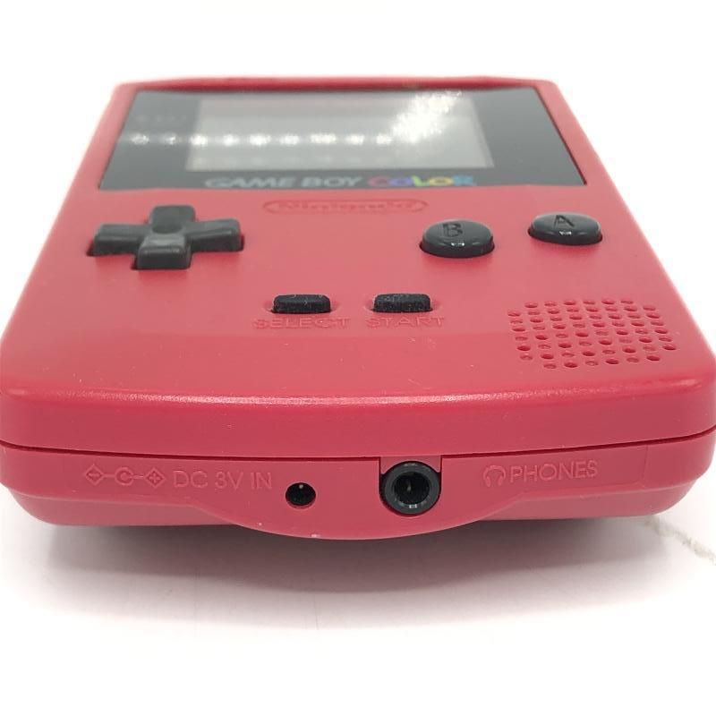 GBC GBC ゲームボーイカラー 本体 レッドジャンク ゲームボーイカラー