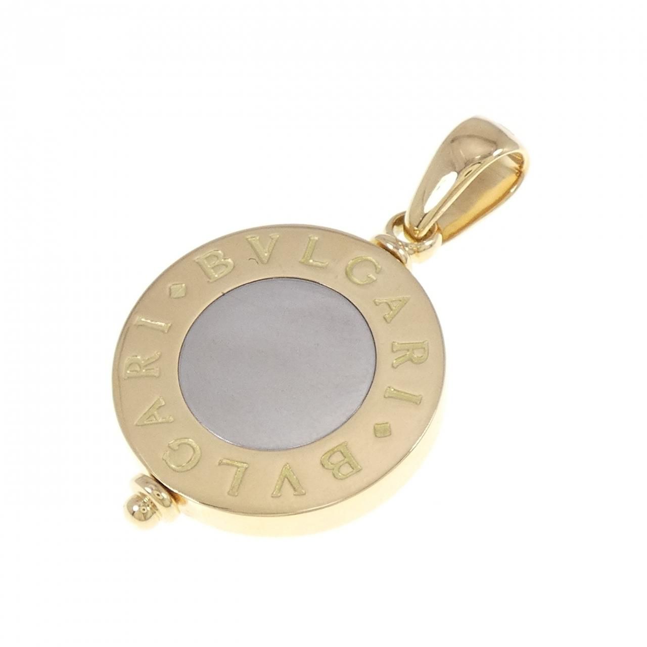 正規品 ブルガリBVLGARIモネーテチャーム リバーシブルコイン