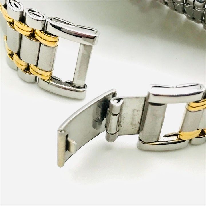 美品 HILTON ヒルトン 腕時計 ウォッチ QZ クオーツ 18K ゴールド シルバー 稼働品 電池交換済 m14206 美品 HILTON ヒルトン 腕時計 ウォッチ QZ クオーツ 18K ゴールド