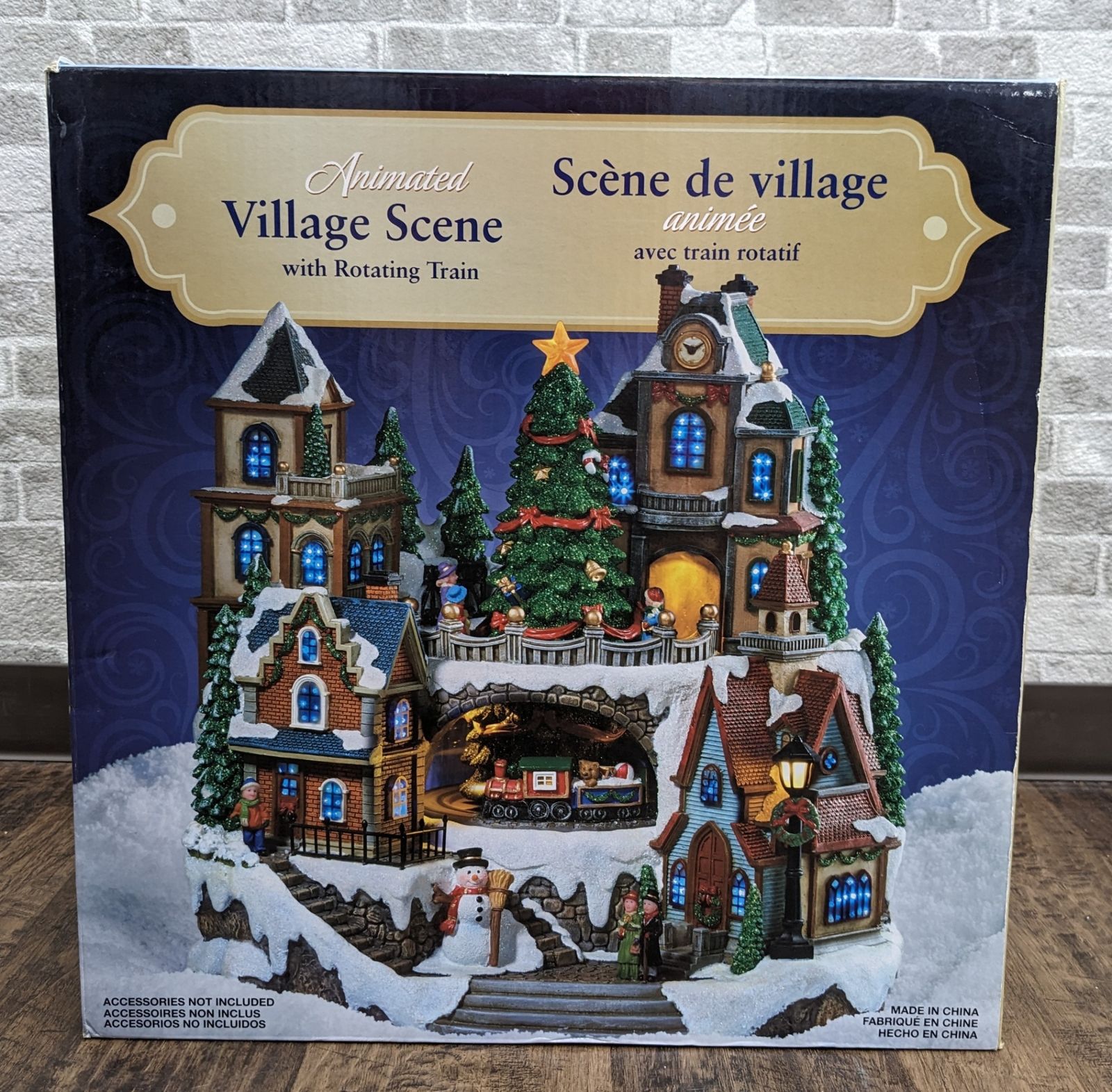 動作品 コストコ Village Scene ホリデータウン クリスマス