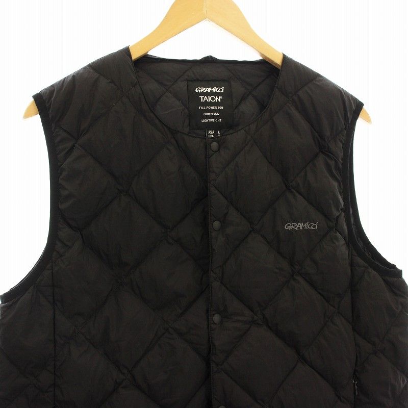 GRAMICCI TAION ダウンベスト L GRAMICCI グラミチ ジャケット メンズ