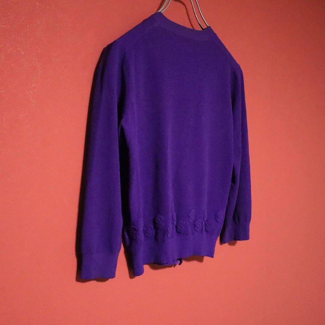 COMME des GARCONS 99AW 立体フラワー ニットカーディガン COMME des GARCONS 99AW 立体フラワー ニットカーディガン - メルカリ