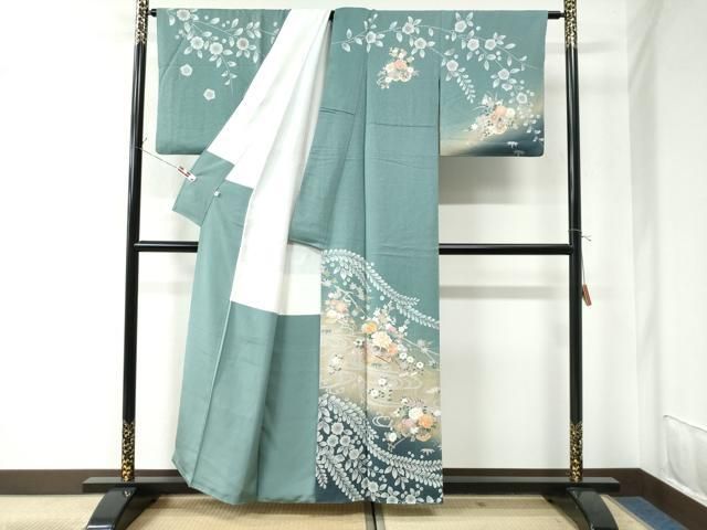 専用Y3618◇美品 正絹 袷 金駒刺繡 訪問着 着物 Y1866◇正絹 金駒刺繡 手縫い仕立て 訪問着 着物 - メルカリ