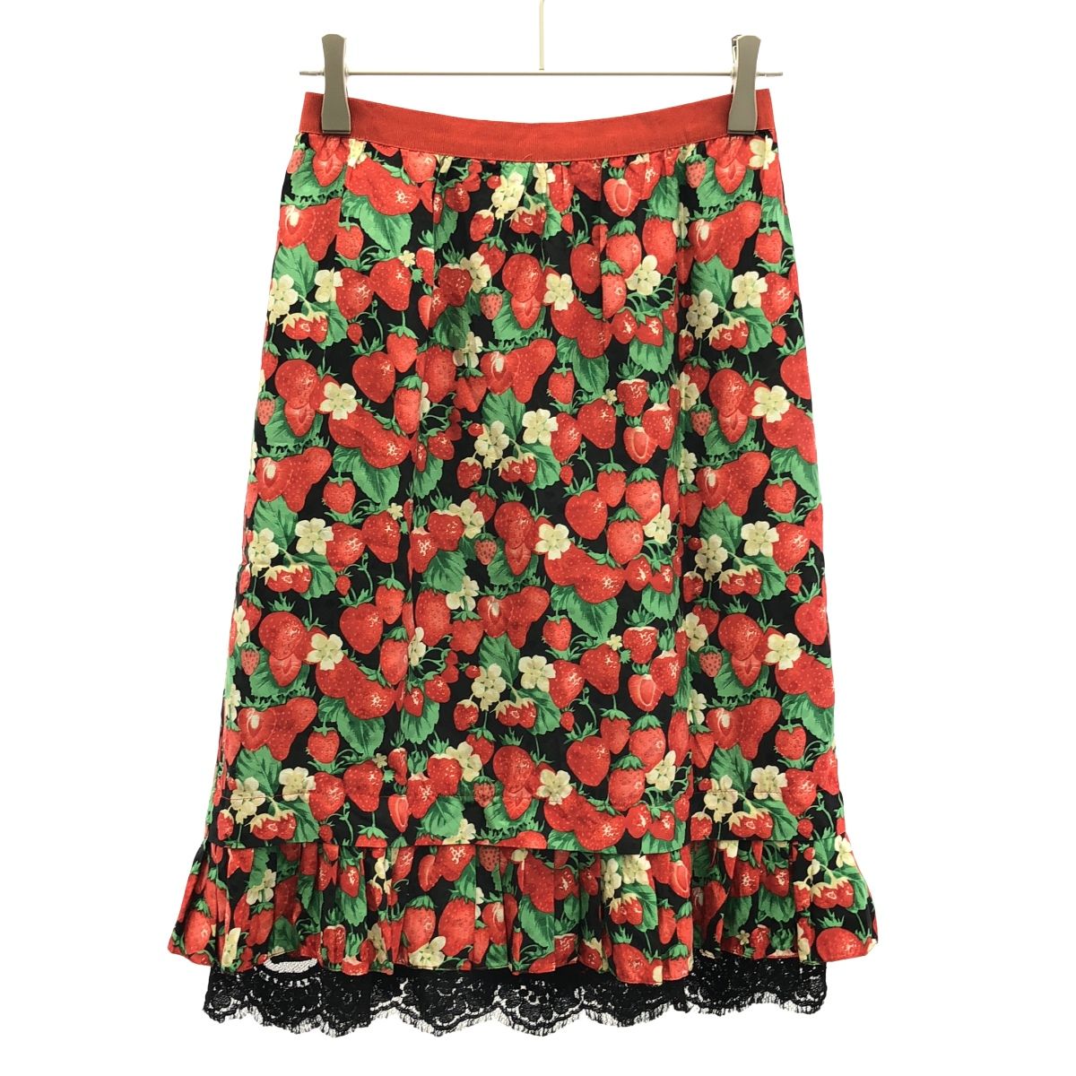 限定セールをすべて DOLCE&GABBANA ドルチェ＆ガッバーナ ストロベリーレース スカート