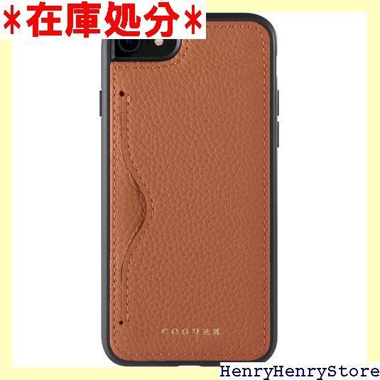 COGURE コグレ iPhone SE 第3|2世代 |8|7 ケース 本革 シュリンクカーフレザー カード入れ シンプル おしゃれ ギフトボックス付き COPC1 キャラメル Caramel 1223