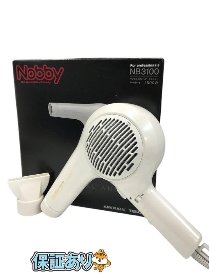 TESCOM テスコム ヘアドライヤー Nobby NB3100W 製 マイナスイオン ホワイト AQK691834相